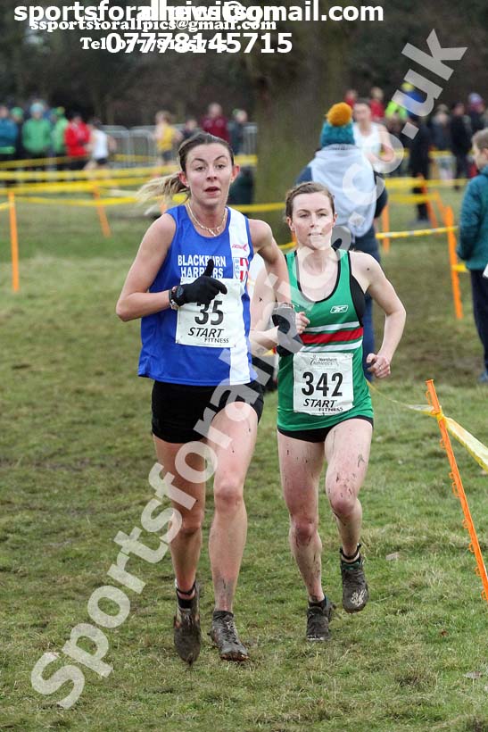 Senior womens Northern Cross Country Champs., Camp Hill Estate, Kirklington.  Photo: David T. Hewitson/Sports for All Pics